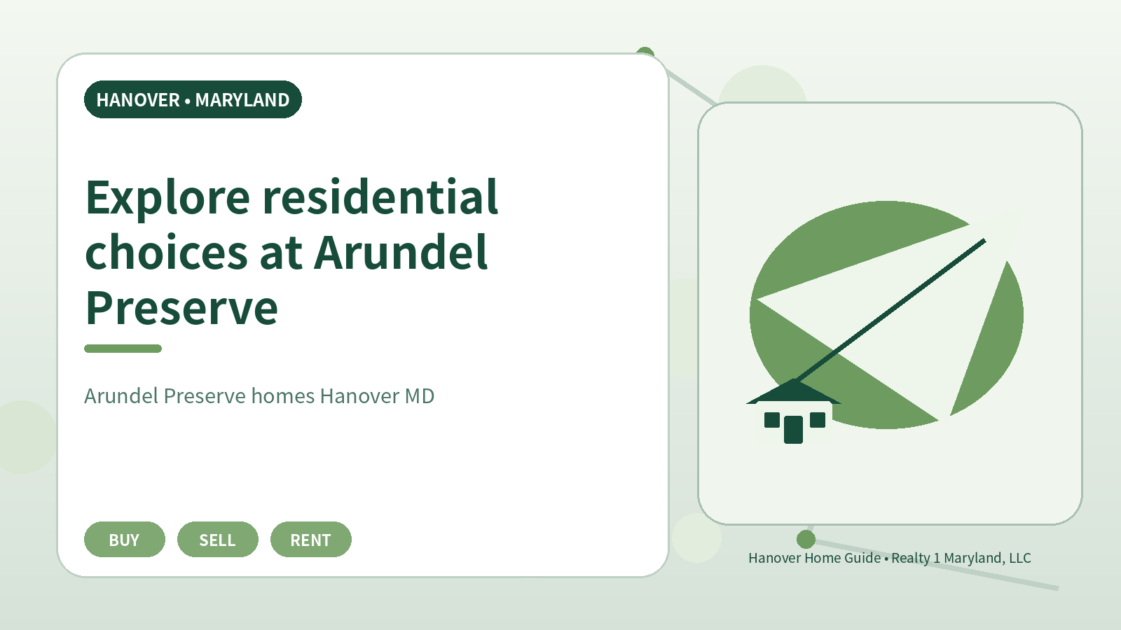 Explore residential choices at Arundel Preserve original illustration