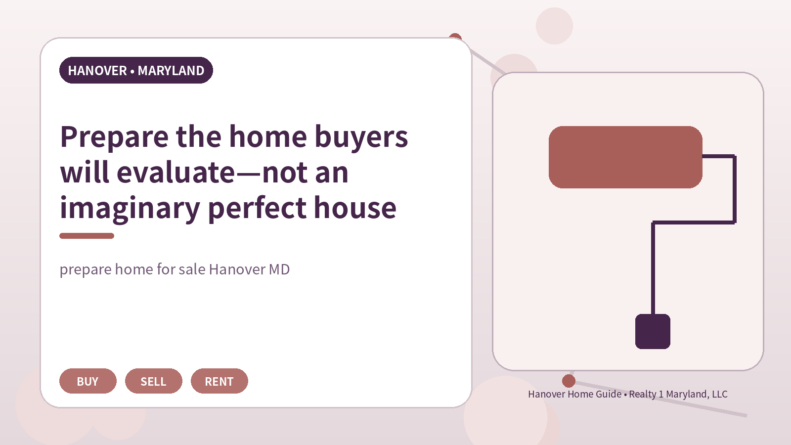 Prepare the home buyers will evaluate—not an imaginary perfect house original illustration