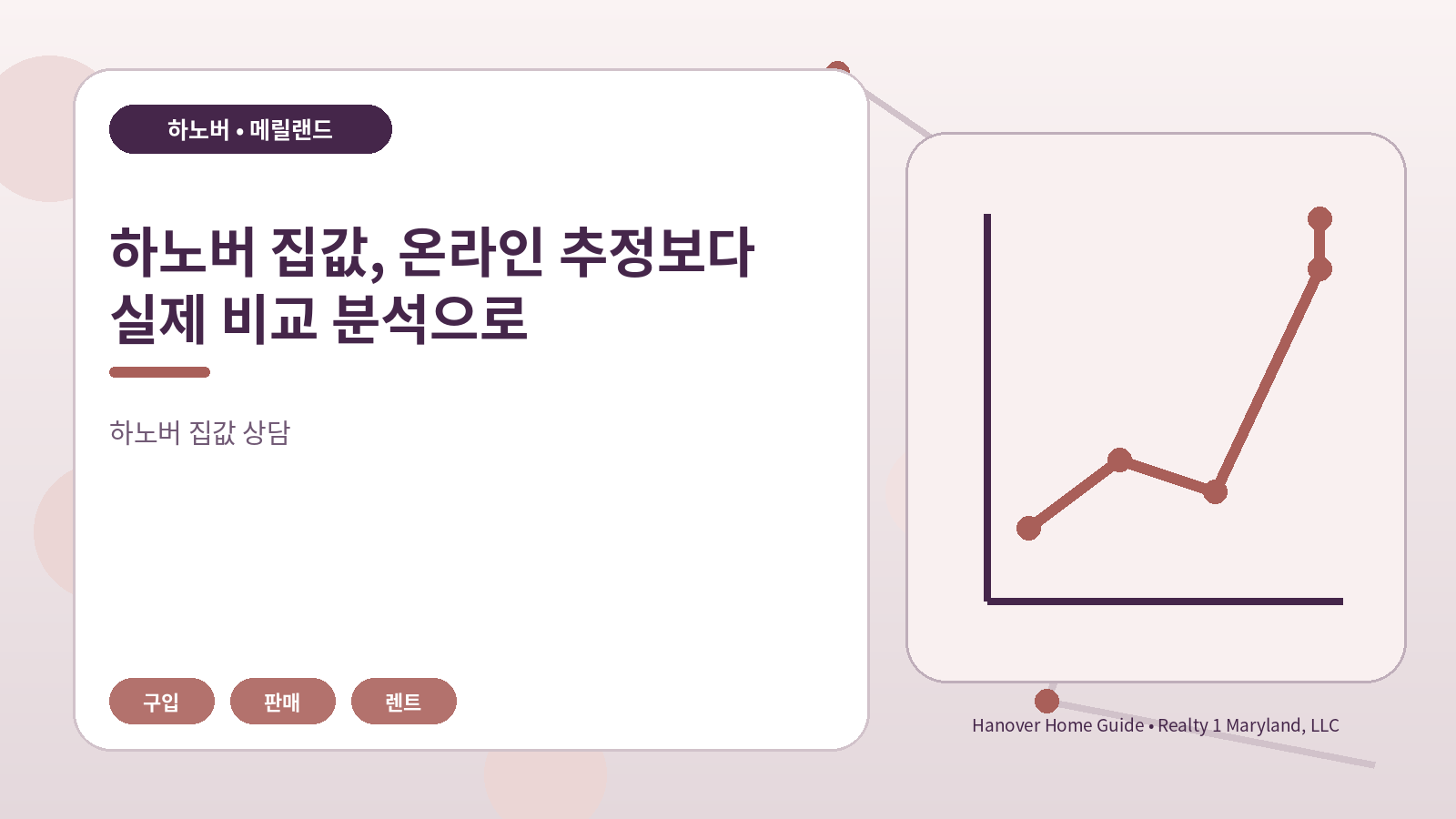하노버 집값, 온라인 추정보다 실제 비교 분석으로 관련 오리지널 일러스트